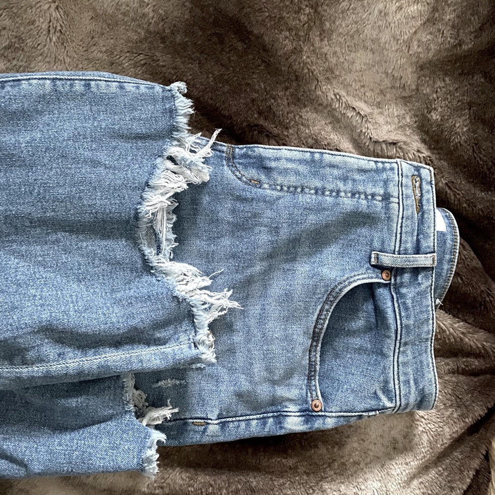 LOFT Curvy High Waist Flare Crop Jeans